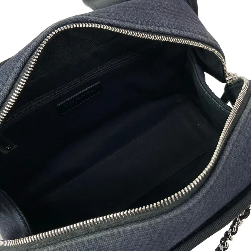 Chanel Deauville Line Shoulder Bag A92749/B07300/94305 Canvas Leather